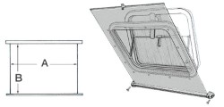Climavision Mare roleta za zamračivanje bijela 550 x 650 mm